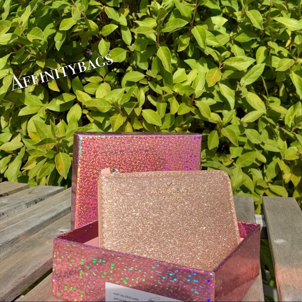 Boxed SM l-zip bifold wallet joeley Kate Spade - Picture 2 of 8